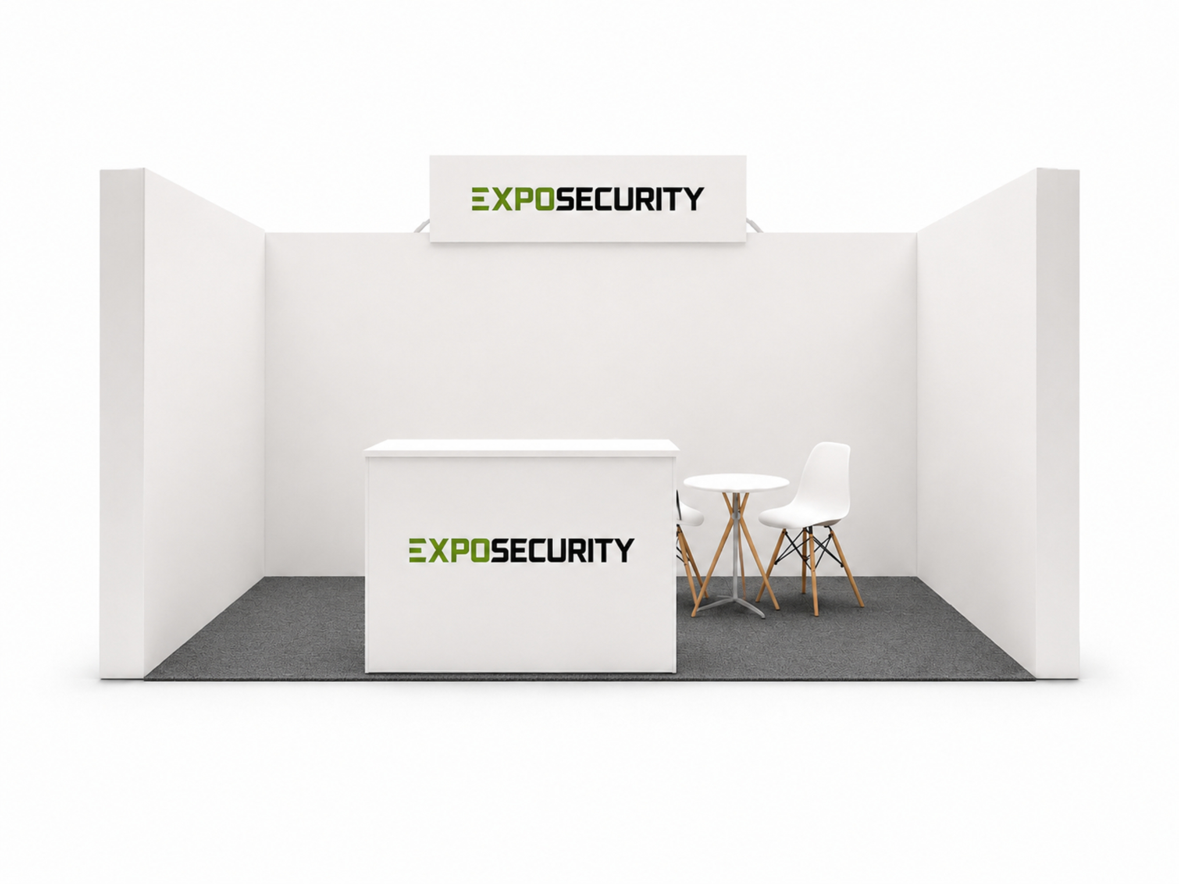 Stand modular 3x3 vista frontal